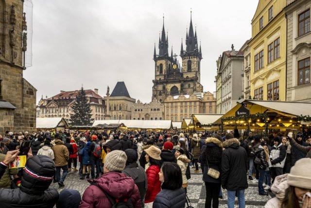 Ekkehard Wulff: Weihnachtsmarkt Prag